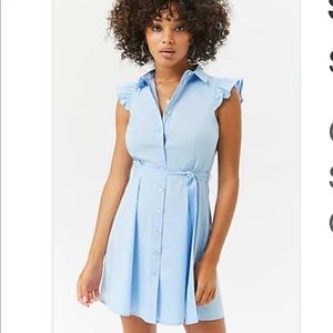 Forever 21 blue contemporary dress